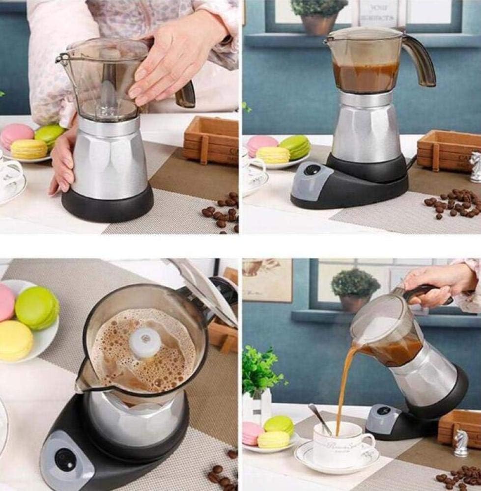 Coffee Machine Coffee Machines Electric Coffee Maker Stainless Steel Espresso Mocha Coffee Pot Espresso Machine 6 People Home Mini Coffee Machine