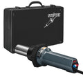 Steinel HG 5000 E Case - a powerful 230 V heat gun with 28 cfm hot air output and fully intelligent electronic temperature and airflow control, LED temperature display showing selected and actual temperature, High-performance tool with 3400 W, 35035