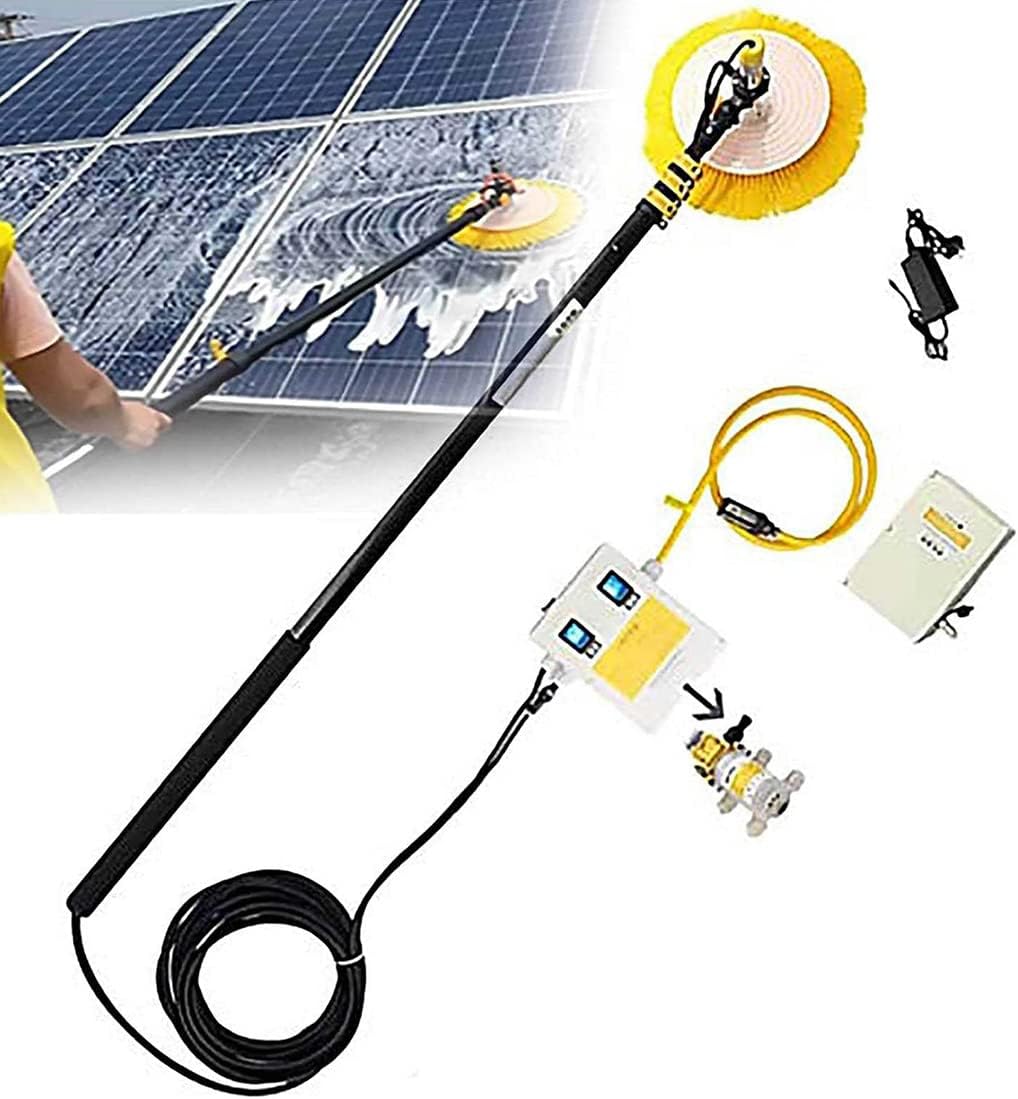 Solar Panel Cleaning Rotating Brush Cleaning Equipment,Electric Photovoltaic Panel Cleaners,Outdoor Cleaning Tools Window Cleaners,Special Roof Water Brushes 5.5m B