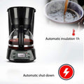 Coffee Machine Coffee Machine, Espresso Machine,Coffee Machine,Cappuccino,Americano,Pure White,600 W,600Ml,for Espresso Cooker
