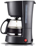 Coffee Machine Coffee Machine, Compact Coffee Machine,600Ml Coffee Maker with Anti Drip Function,550W,Reusable, Washable Filter,Black,for Espresso Cooker