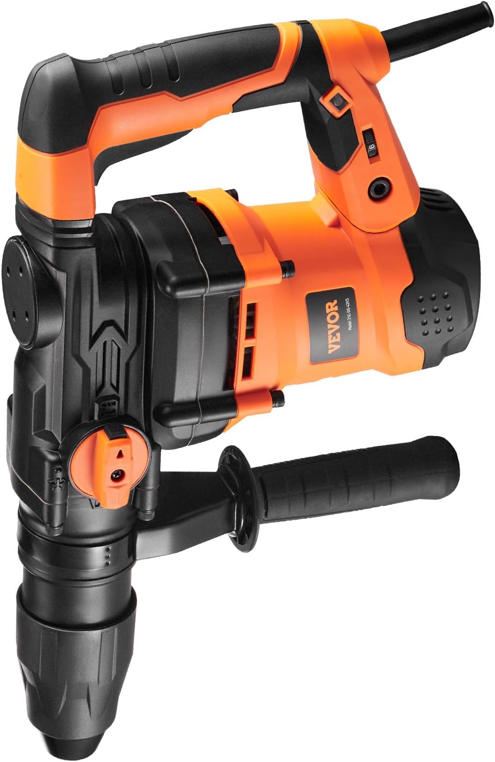 VEVOR 1-9/16 Inch SDS-Max Rotary Hammer Drill, 13Amp Corded Drills, Heavy Duty Chipping Hammers w/Vibration Control & Safety Clutch, Electric Demolition Hammers Variable Speed, Power Tool For Concrete
