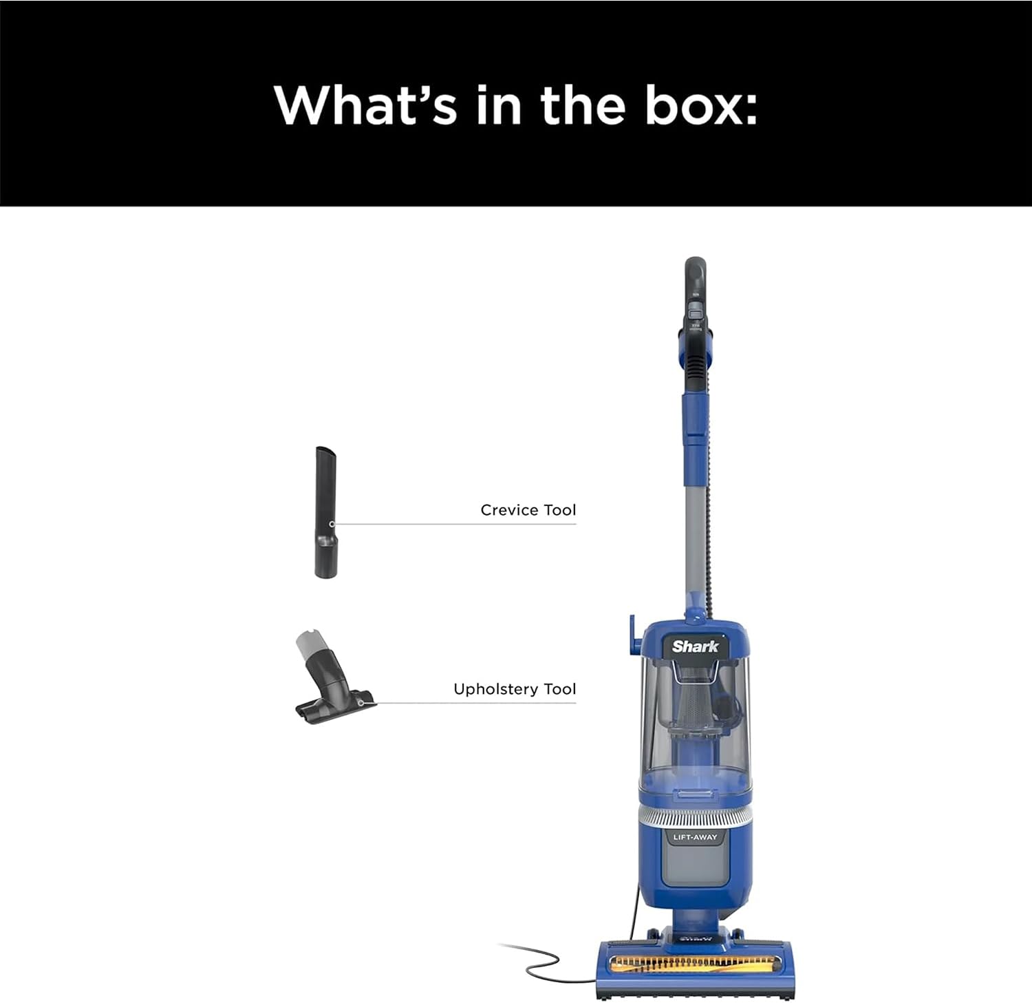 Shark Navigator ADV Upright Vacuum Cleaner with Self Cleaning Brushroll, Powerful Pet Hair Pickup, Filter, Lift Away Design, Cobalt Blue (Renewed)