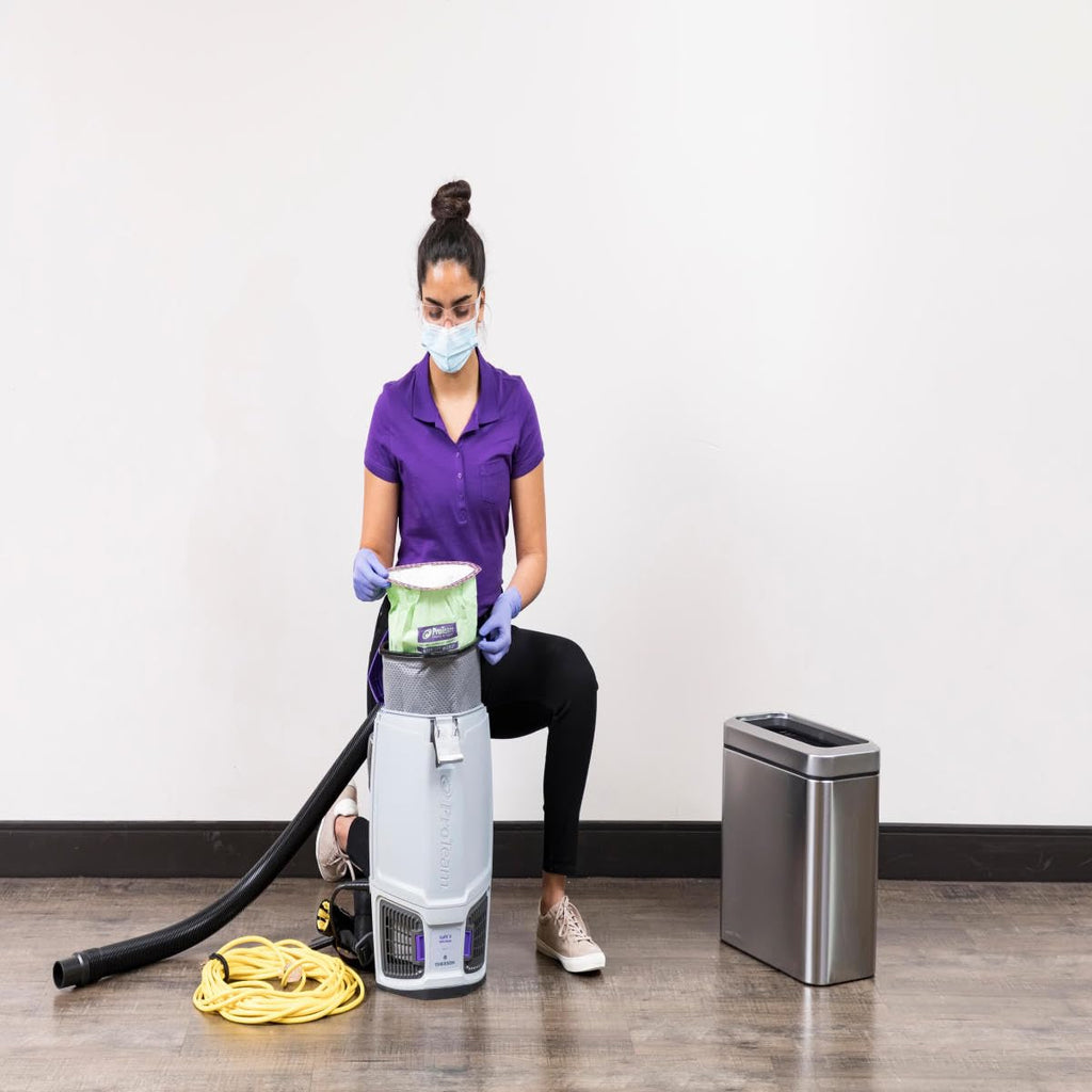 ProTeam GoFit 6 PH, 6 Quart Commercial Backpack Vacuum with Commercial Power Nozzle Kit, 107769 (ProVac Power Nozzle Kit Replacement)