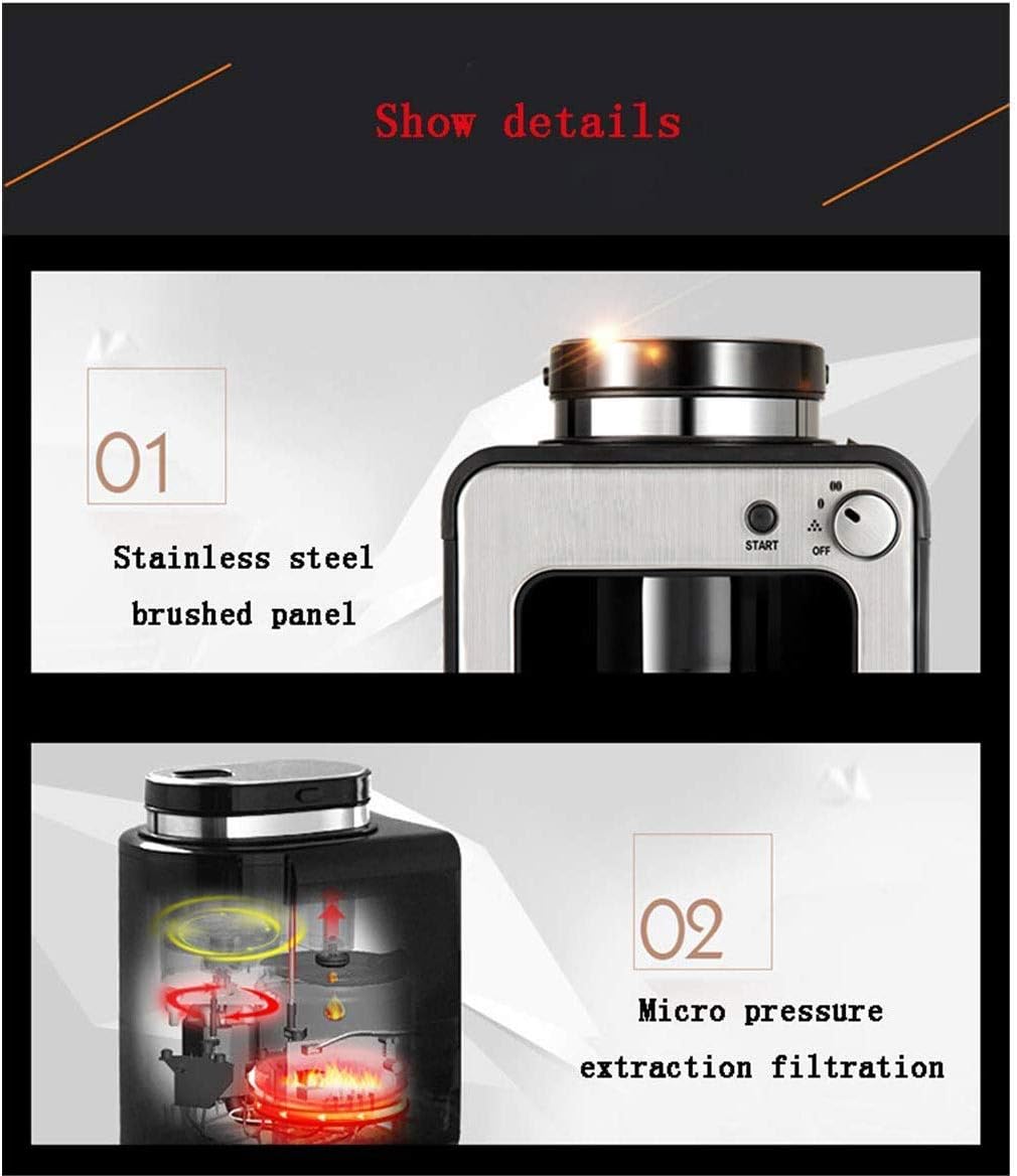 Fully Automatic Espresso, and Coffee Machine with One Touch System and Milk The New