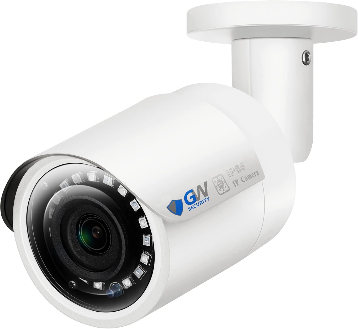 GW Security 16 Channel 4K NVR 5MP POE Audio & Video Smart AI Security Camera System - 16 x 5MP 1920P Weatherproof Bullet Cameras, Built in Microphone, Pre-Installed 4TB Hard Drive
