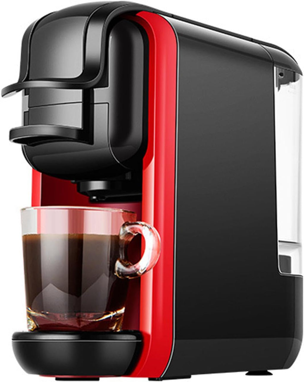 Capsule Coffee Machine, 5-in-1 Espresso Machine for Kcup*/NES*/DG*/Espresso Powder,19Bar Espresso Maker,1450W Fast Heat Coffee Machine