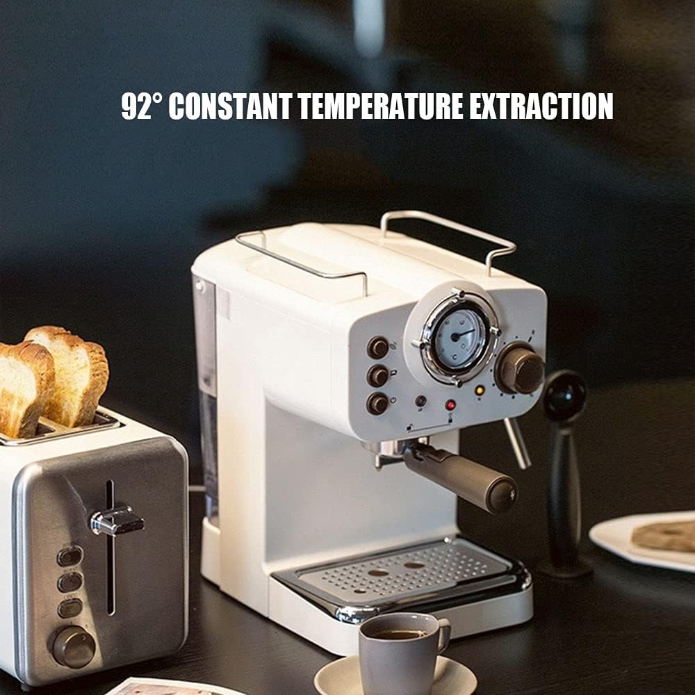 Coffee Machine Coffee Maker Home Steam Type Small Coffee Machine Frothing Mini Retro Full Semi-Automatic Espresso Machine for Office Home