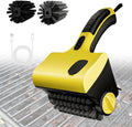 Cordless Electric Grill Cleaner - 360° Rotating BBQ Brush with Replacement Bristles, Safe for Charcoal Grates & All Grill Types, Fast & Efficient Cleaning Tool