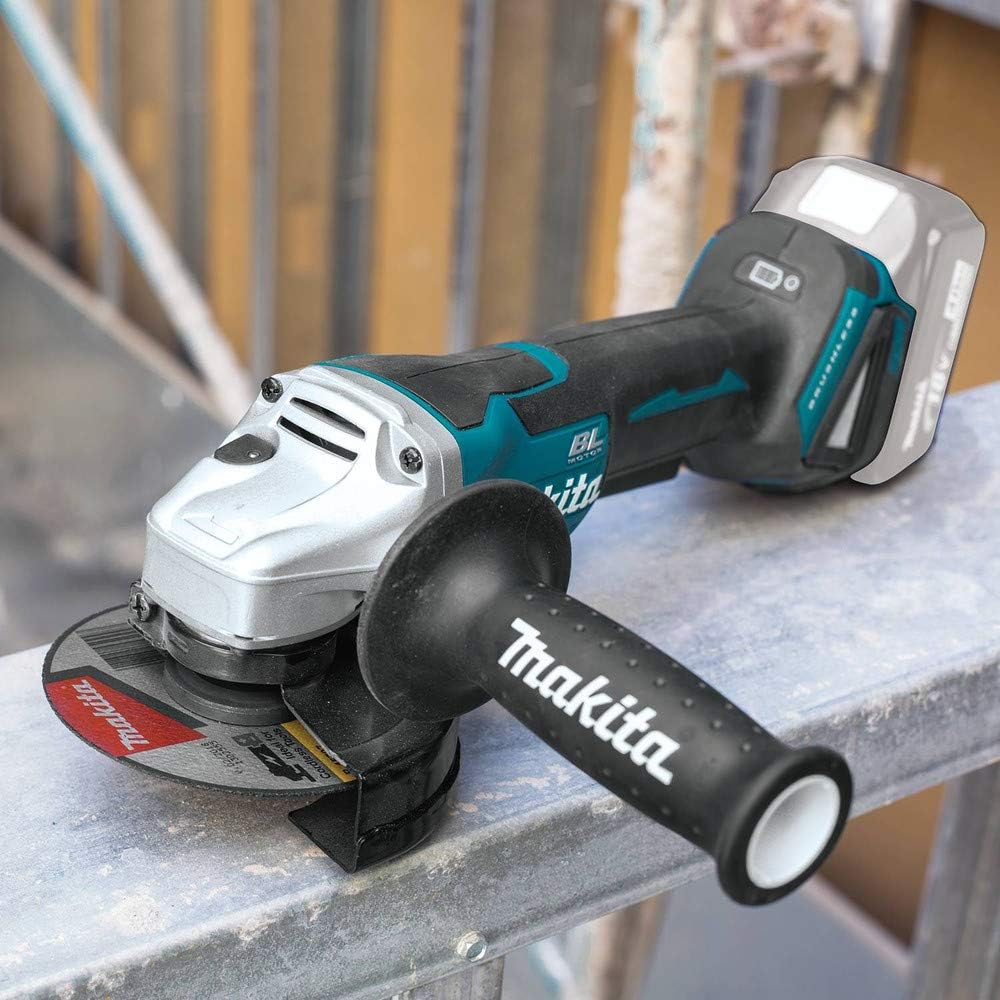 Makita XAG11Z 18V LXT® Lithium-Ion Brushless Cordless 4-1/2' / 5' Paddle Switch Cut-Off/Angle Grinder, with Electric Brake, Tool Only