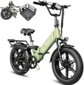 Jasion X Hunter ST 20' Electric Bike for Adults,Peak 1400W Motor,30MPH Max Speed Foldable Ebike,71 Miles Range Folding E Bicycles,624WH Battery,Hydraulic Disc Brakes,UL 2849 Certified