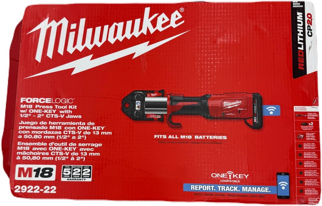 Milwaukee Electric - M18 LOGIC PRESS TOOL WITH ONE KEY
