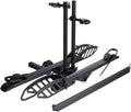 CRAVOT CyberRack E2 Hitch 2 EBike Rack with Ramp, 200 lbs Capacity Electric Bike Carrier Foldable Platform Mount, Up to 5-inch Fat Tire Bicycle for 2'' Receiver Cars Trucks SUVs Minivans RV, Trailer