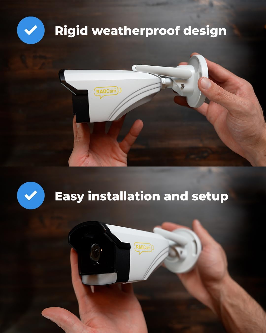 World's First Talking AI Home Camera System, AI-Powered Talking Camera with Two-Way Audio, White (3-Pack)