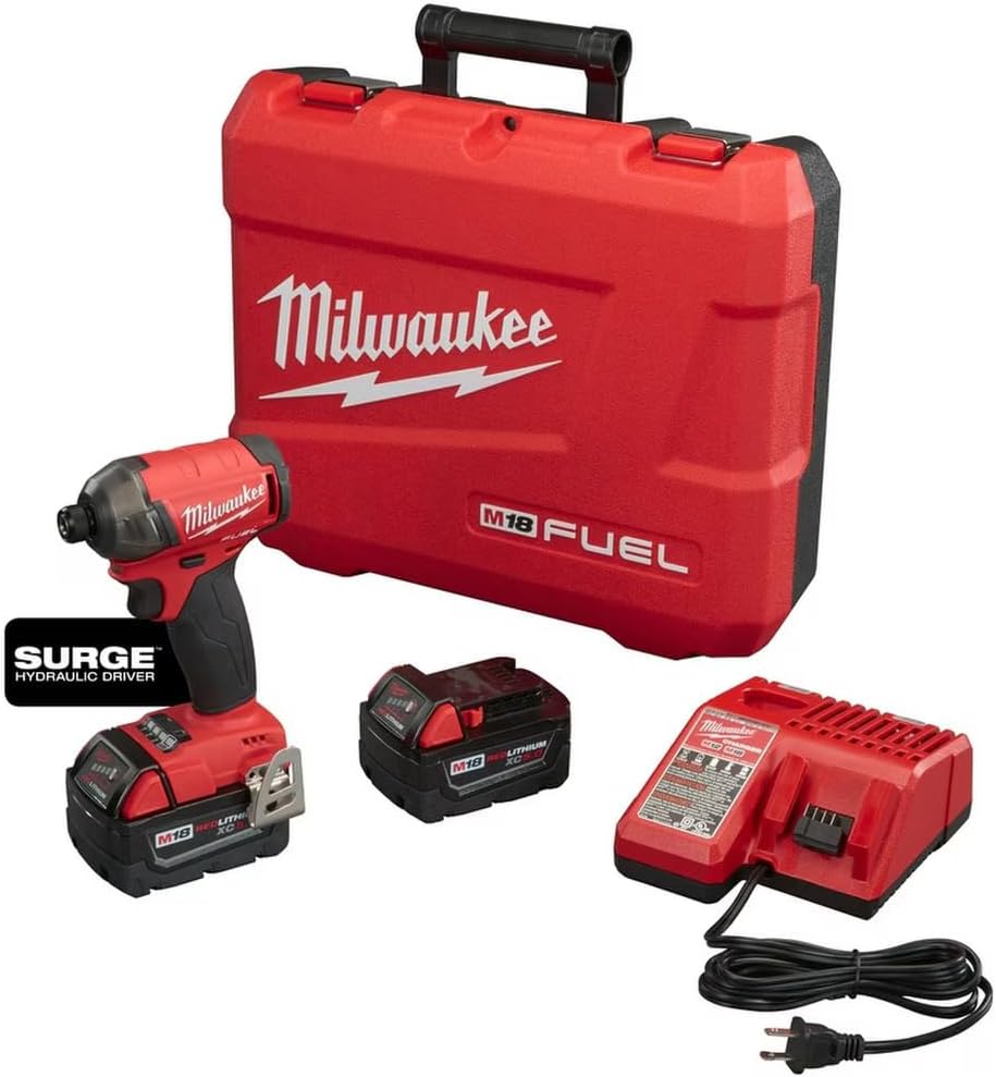 Milwaukee Elec Tool DB303552 Fuel Surge 1/4' Hex Hydraulic Driver Kit, 2760-22