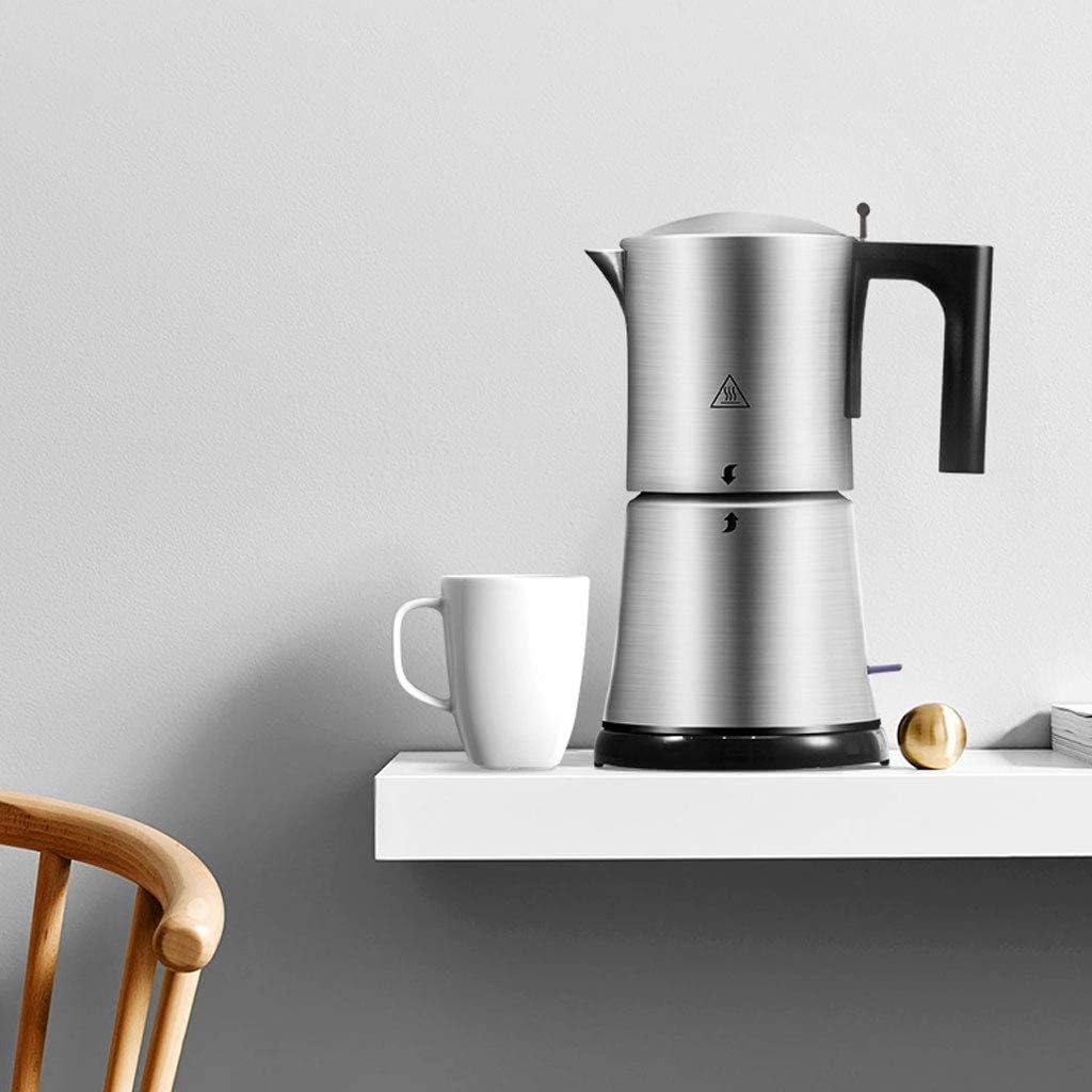 Coffee Machine Coffee Machine Coffee Maker Mocha Coffee Pot Moka Stainless Steel Filter Espresso Coffee Maker Percolator Tool Percolator Pot Electric Coffee Machine 330W