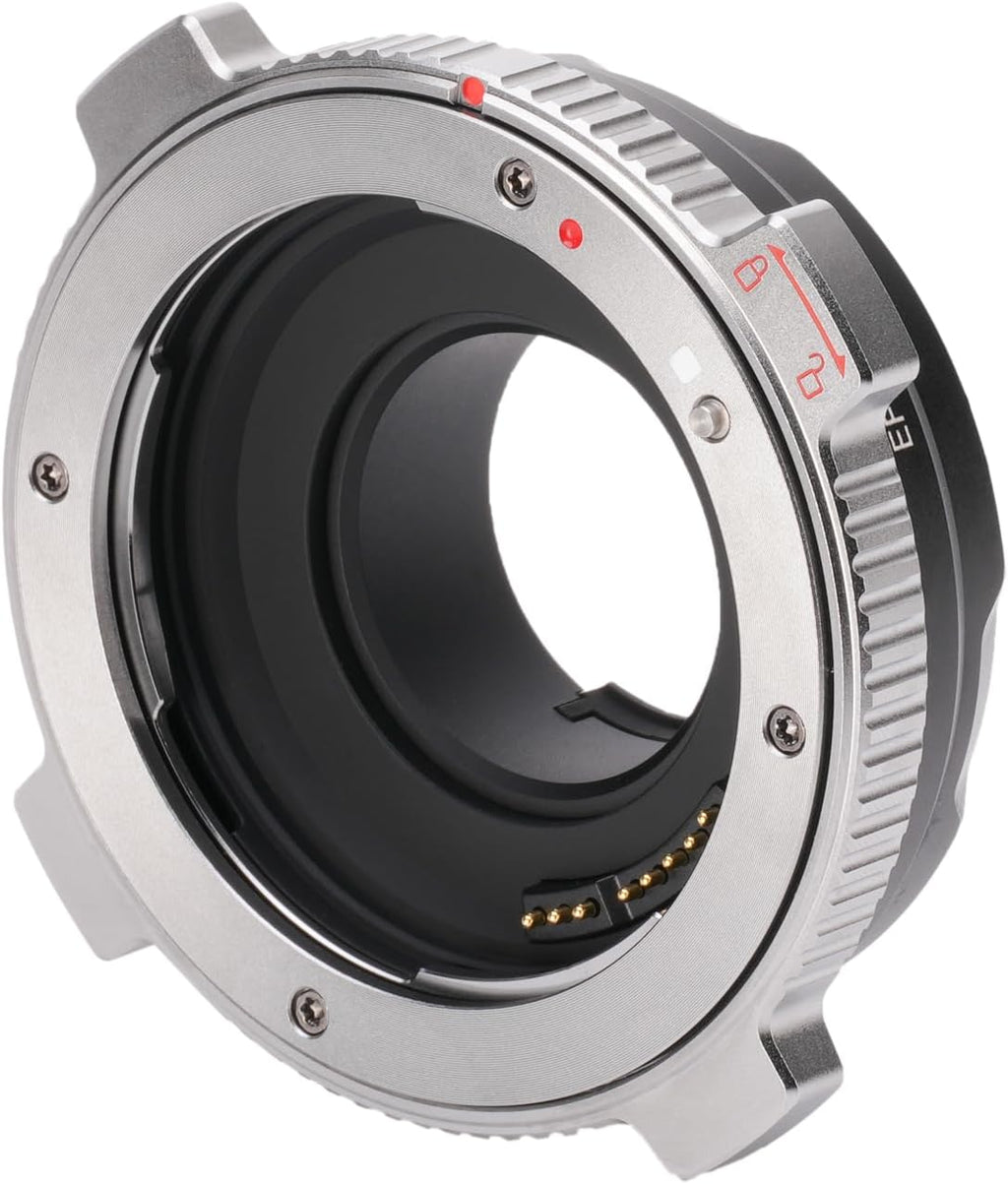 VILTROX EF-M1 Pro Lens Mount Adapter Auto Focus Ring Converter with Security Lock for Canon EF Mount Lens to M4/3 Camera GH4 GH5 GH5S GF6 GX7GX85 GX9 G9 E-M10 E-PL7 E-PL8 E-P5 Pen-F