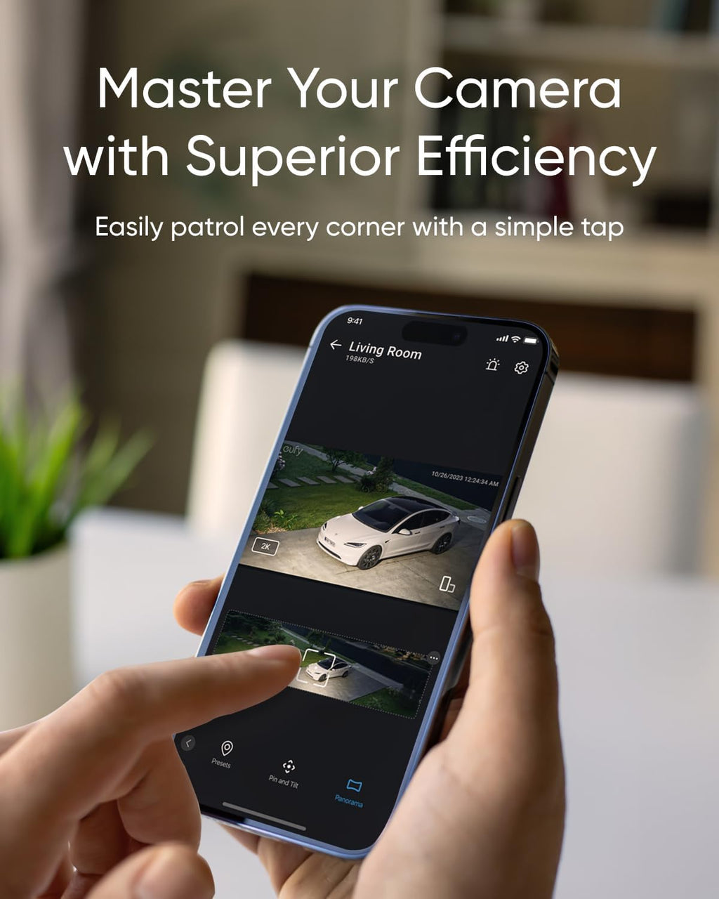 eufy Security Floodlight Camera E30 with Video Doorbell E340 (Battery Powered), 360° Pan and Tilt, AI Detection and Tracking, 2K Video, 2.4GHz Wi-Fi, Custom Voice and Light Alerts, 24/7 Recording