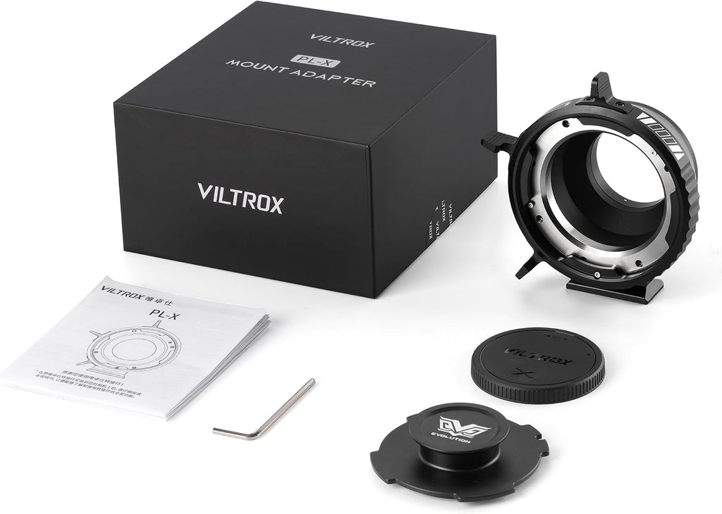 VILTROX PL-X Lens Mount Adapter Ring Lens Converter with Rotary Lock Compatible with PL Lens to Fuji X-Mount Cameras- X-Pro1/X-Pro2/X-E1/X-E2/X-E2s/X-E3/X-H1/X-T1/X-T2/X-T3, etc.