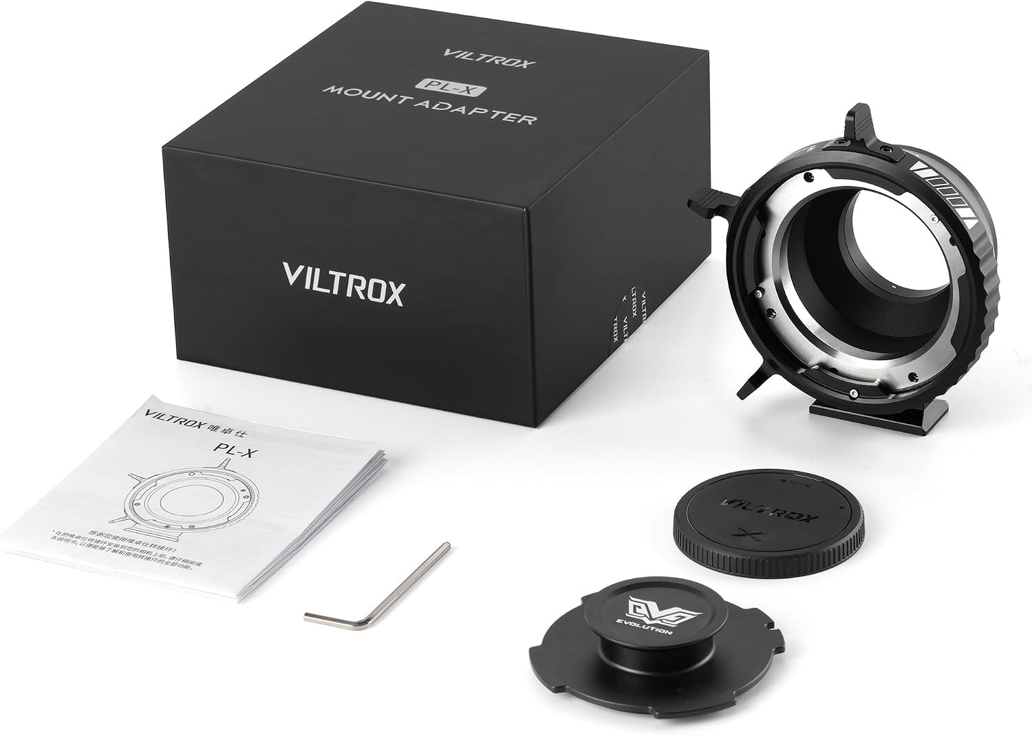 VILTROX PL-X Lens Mount Adapter Ring Lens Converter with Rotary Lock Compatible with PL Lens to Fuji X-Mount Cameras- X-Pro1/X-Pro2/X-E1/X-E2/X-E2s/X-E3/X-H1/X-T1/X-T2/X-T3, etc.