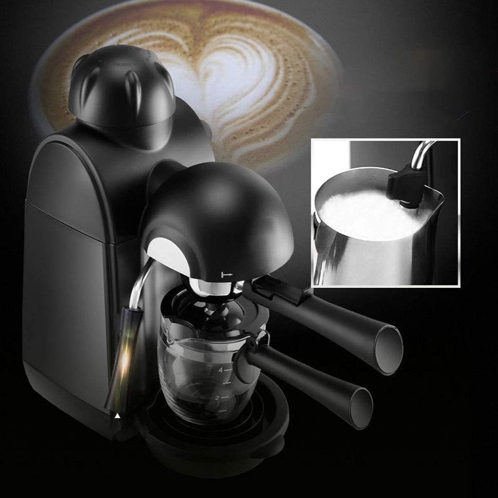 Coffee machine Coffee Machine Espresso Machine 5Bar Espresso Coffee Maker Espresso And Cappuccino Machine With Milk Frother Espresso Maker With Steamer Black