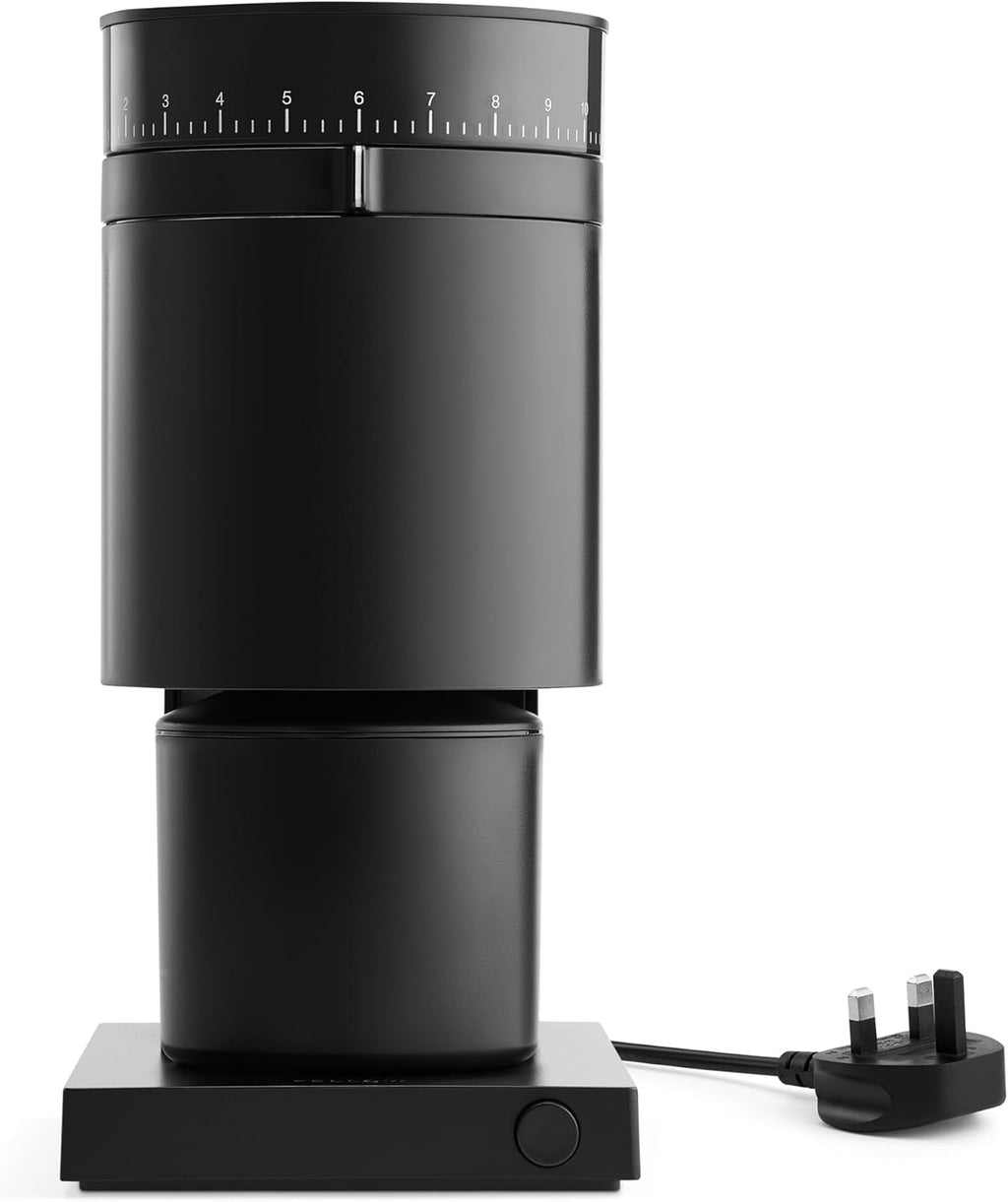 Fellow Opus Conical Burr Coffee Grinder – Electric Espresso Grinder for Home Use, 41 Adjustable Settings for Drip, French Press, Cold Brew & More, 40mm Stainless Steel Burrs, Matte Black