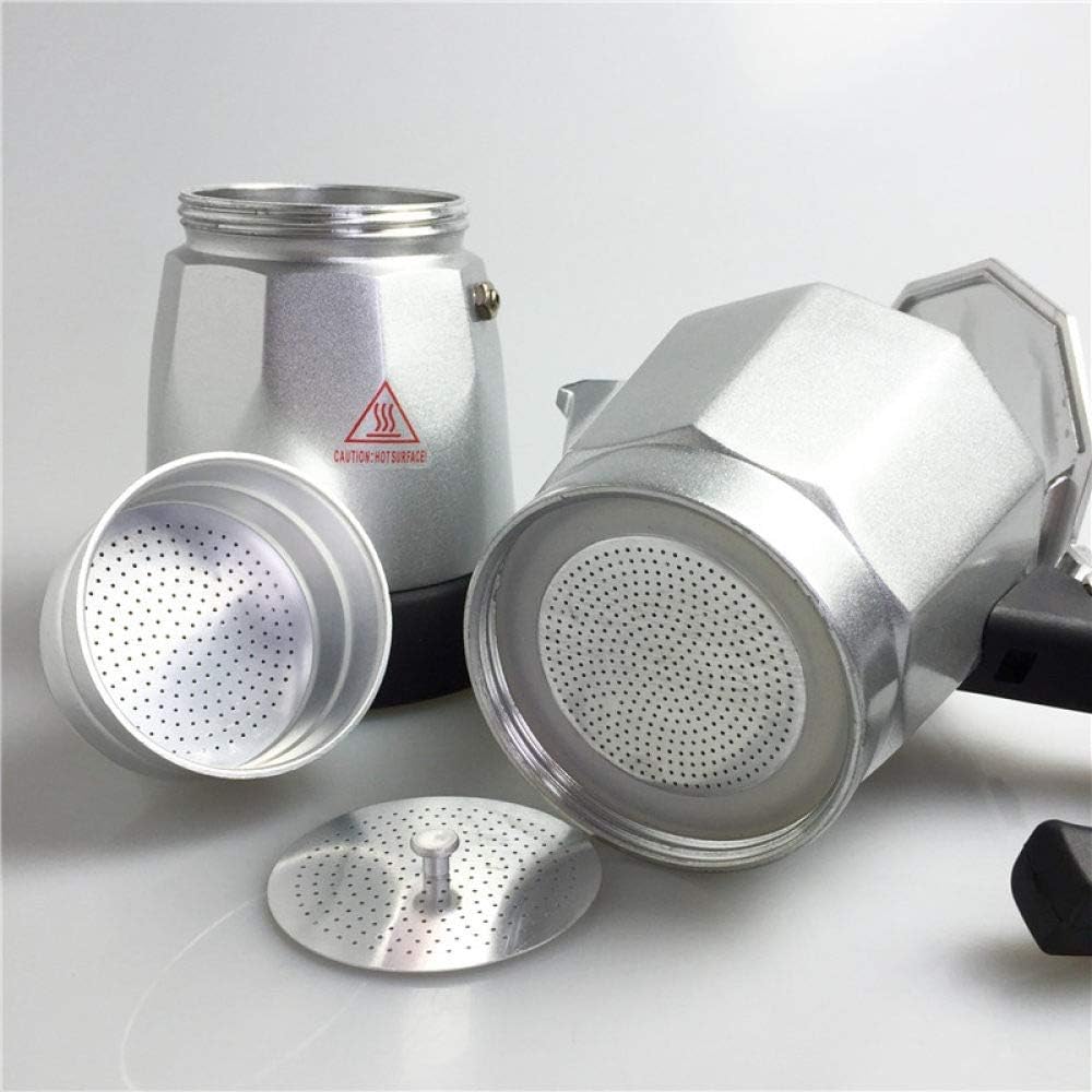 Coffee Machine Coffee Moka Pot 6Cups/300Ml Electric Coffee Maker Aluminum Material Coffee Pots Mocha Coffe Machine Coffee Filter Maker
