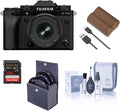 Fujifilm X-T5 Mirrorless Camera, Black with XF 16-50mm f/2.8-4. R LM WR Lens, Bundle 128GB Memory Card, NP-W235 Battery, 72mm Filter Kit, Cleaning