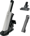 Shark WANDVAC Power PET Cordless Hand Vac, Ultra-Lightweight & Portable with Powerful Suction & Boost Mode, NEW FurFins Tool & Duster Crevice Tool, Designed for Car & Pet Homes, White, WV410WH