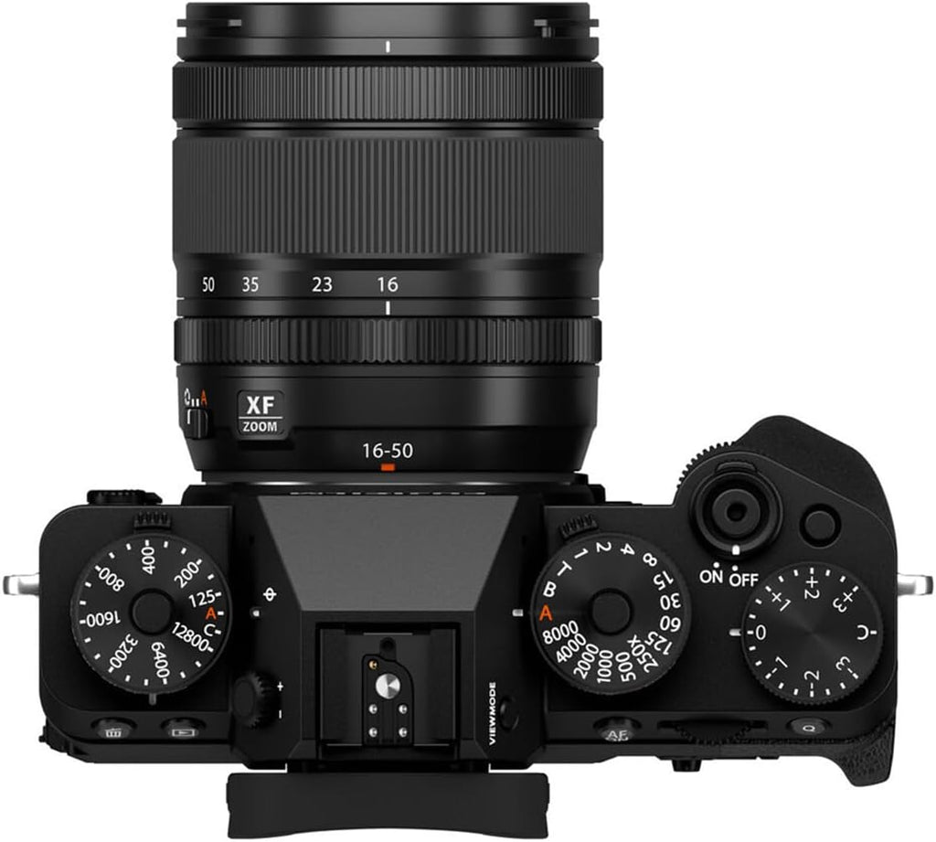 Fujifilm X-T5 Mirrorless Camera, Black with XF 16-50mm f/2.8-4. R LM WR Lens, Bundle 128GB Memory Card, NP-W235 Battery, 72mm Filter Kit, Cleaning
