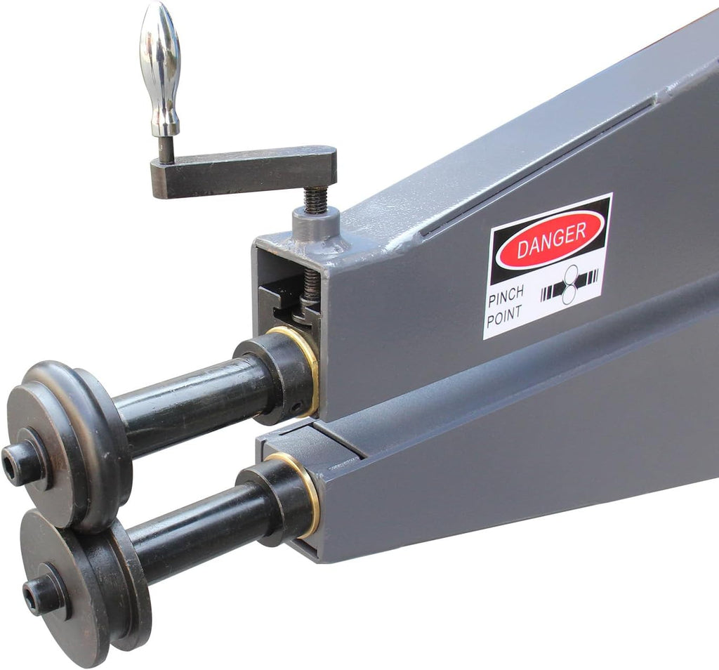 KAKA INDUSTRIAL Sheet Metal Bead Roller, 36 inch Throat, 20 Gauge(0.036 Inch) Capacity Sheet Metal Rotary Forming Machine, Electric Power Bead Roller with Foot Pedal Control 110V-60HZ-1PH RM-36