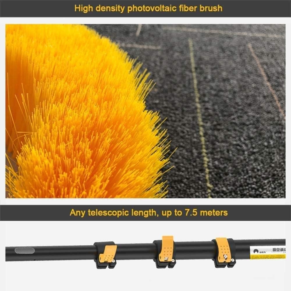 Window Cleaner,Electric Solar Photovoltaic Panel Cleaning Tool,Special Roof Water Brush,Water Fed Telescopic Brush (5.5m)