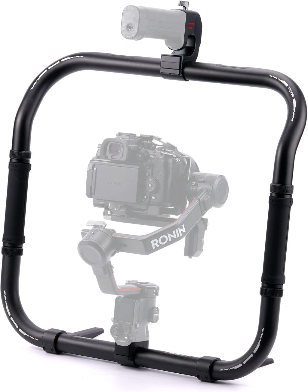 Tilta Basic Ring Grip Plus Compatible with DJI RS2, RS3 Pro, RS4, RS4 Pro, RS5 | Dual Handle Gimbal Support | Expandable Power Options | Aluminum Alloy