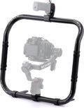 Tilta Basic Ring Grip Plus Compatible with DJI RS2, RS3 Pro, RS4, RS4 Pro, RS5 | Dual Handle Gimbal Support | Expandable Power Options | Aluminum Alloy