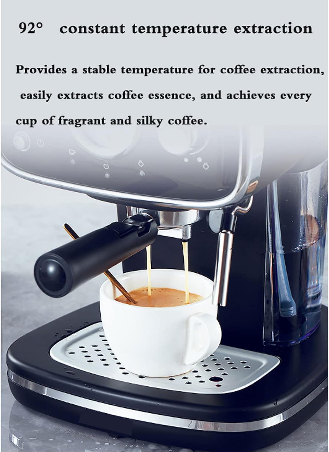 Coffee Machine Espresso Machine 15 Bar Pump Pressure Home Small Milk Frother Coffee Machine,Suitable for Mocha Cappuccino Latte