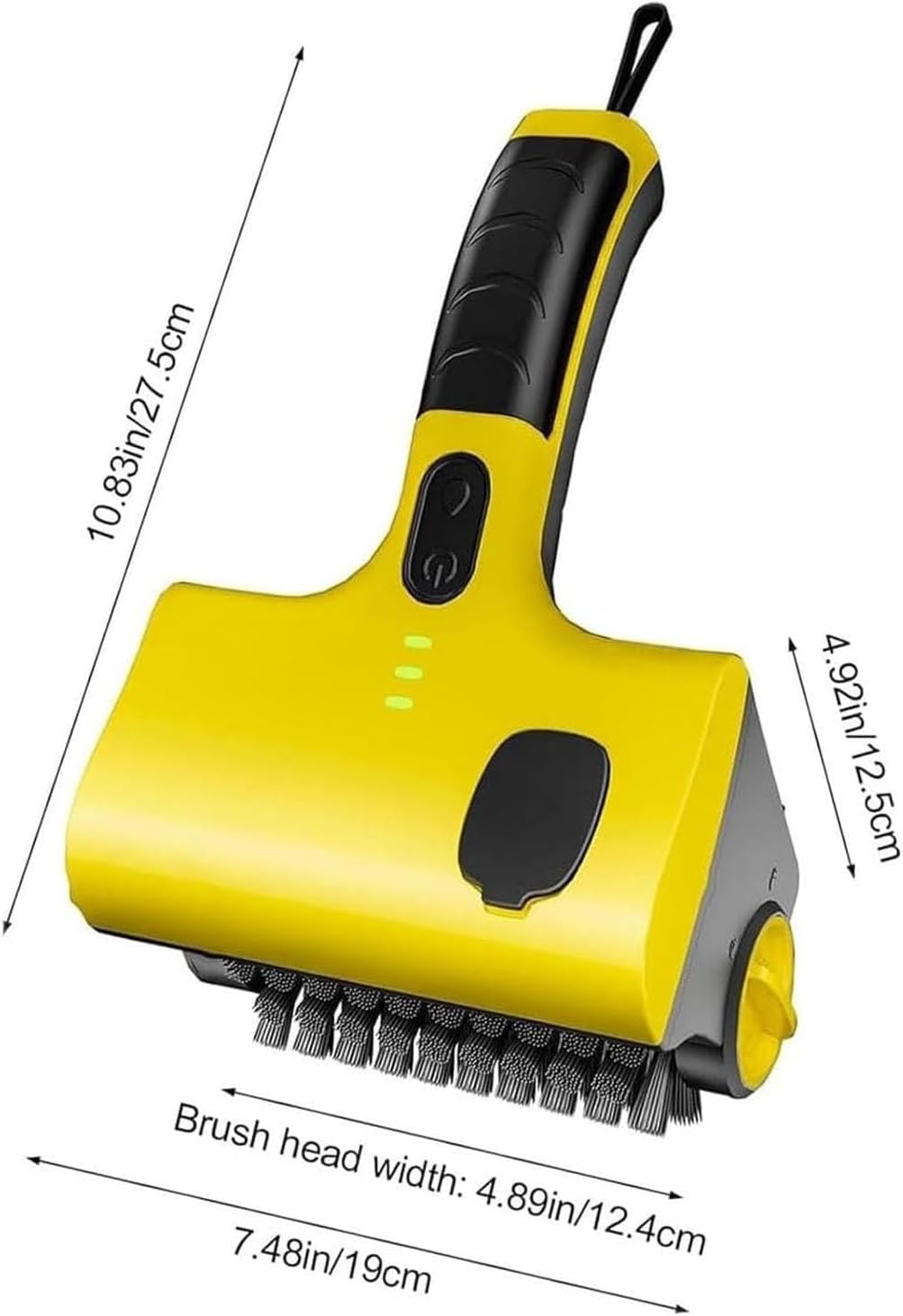 Cordless Electric Grill Cleaning Brush, 360° Rotating BBQ Cleaner with Rechargeable Battery & Replacement Bristles, Perfect for Grills, Kitchens & Bathrooms