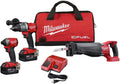 Milwaukee 2997-23 Fuel Combo Kit includes Drill Impact Reciprocating Sawzal