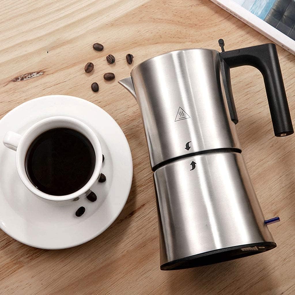 Coffee Machine Coffee Machine Coffee Maker Mocha Coffee Pot Moka Stainless Steel Filter Espresso Coffee Maker Percolator Tool Percolator Pot Electric Coffee Machine 330W