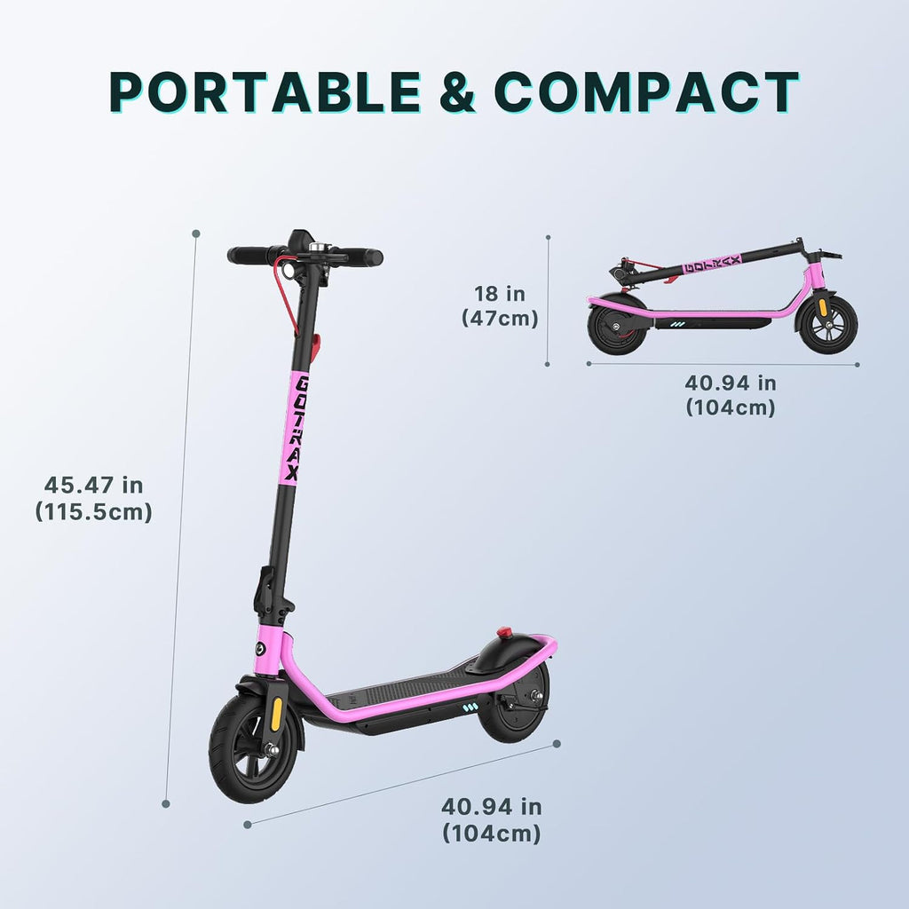 Gotrax Electric Scooter for Adults, Max 12 Mile Range & 15.5Mph by 250W Motor, 8.5' Front Air & Rear Solid Tires, Max Load 220lbs & Big Display with Cruise Control, Foldable EScooter EABS & Drum Brake