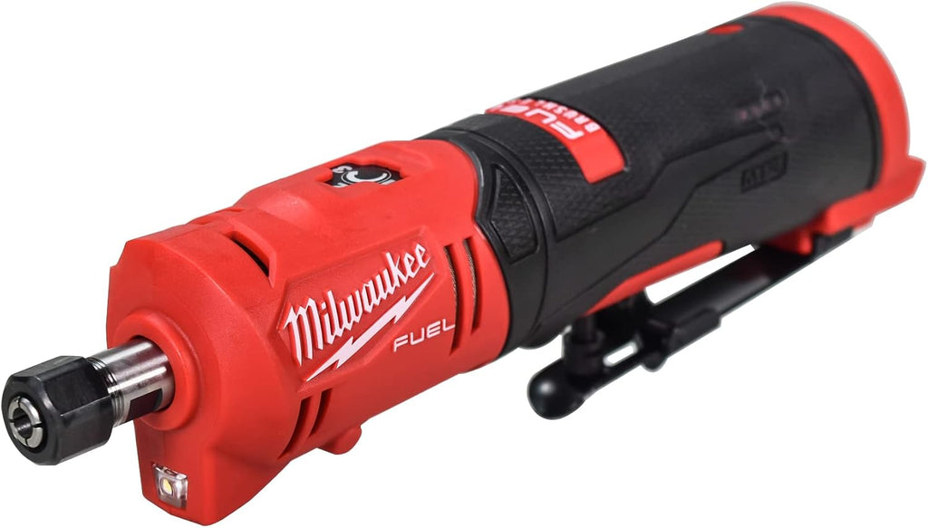 Milwaukee 2486-22 M12 FUEL 12V Straight DieGrinder Kit with (2) 2.0Ah Battery, Charger & Tool Bag