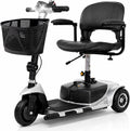 Vive 3 Wheel Mobility Scooter - Electric Powered Mobile Wheelchair Device for Adults - Folding, Collapsible and Compact for Travel - Long Range Power Extended Battery with Charger and Basket Included