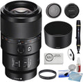 Sony FE 90mm f/2.8 Macro G OSS Lens + 62mm UV Filter + 5-Piece Cleaning Kit