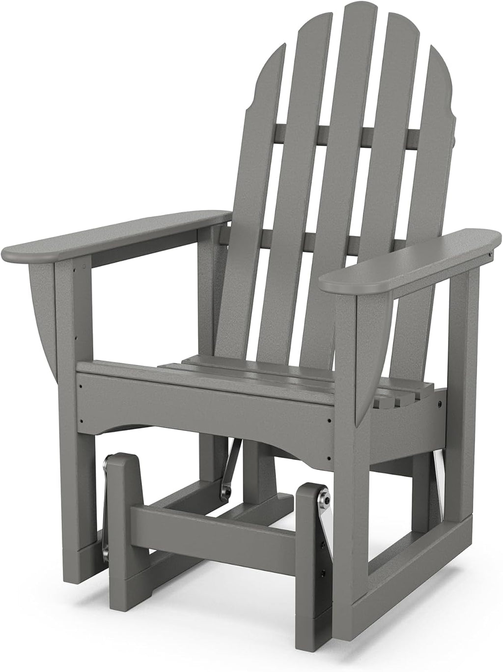 POLYWOOD® Classic Adirondack Glider, Slate Grey