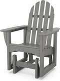 POLYWOOD® Classic Adirondack Glider, Slate Grey