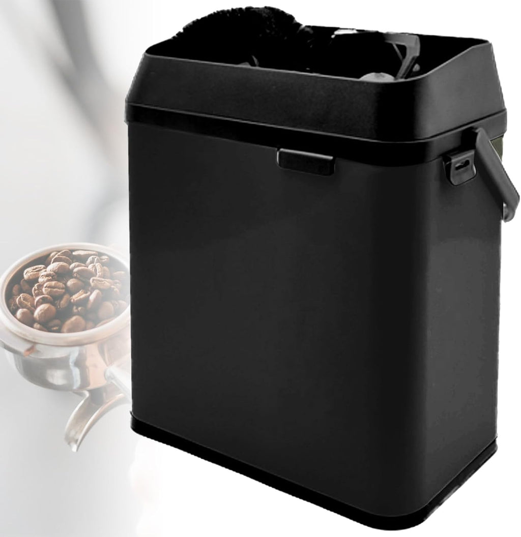 Electric Portafilter Cleaning Machine, Portafilter Cleaner Electric, 3L Large Capacity, 300 RPM Coffee Filter Holder Cleaner with 2 Scrapers and Brush, for Home or Coffee Bar Black