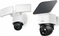 eufy Security Camera Floodlight Camera E340 Wired with SoloCam S340, Security Camera Outdoor, 360° PTZ, 24/7 Recording, 2.4G/5G Wi-Fi, 2000 LM, Dual Cam, HB3 Compatible, No Monthly Fee