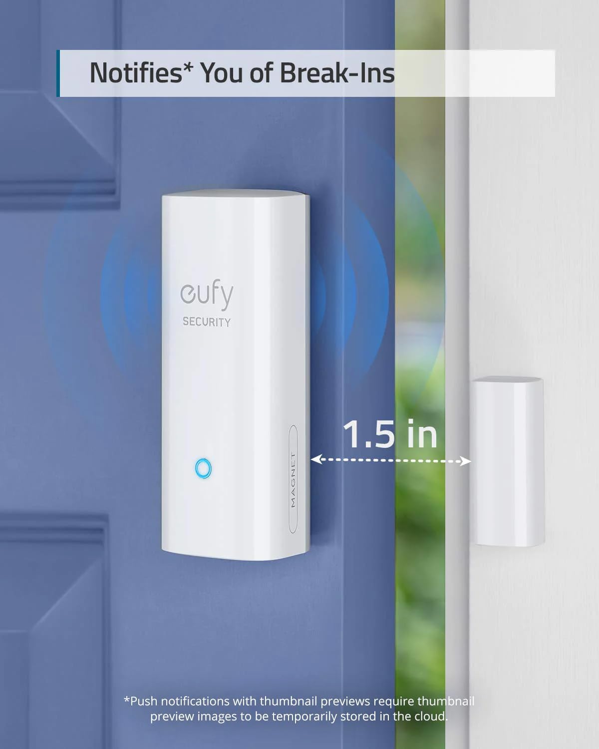 eufy Security Entry Sensor with SoloCam E30, Solar Powered, 360° Pan, AI Tracking, 2K Clarity, Security Cameras Wireless Outdoor, Camera, Outdoor Camera, HomeBase S380 Compatible, No Monthly Fee