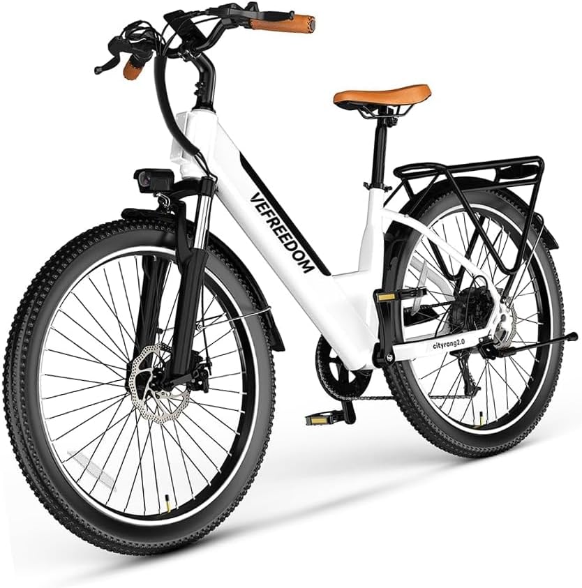 Electric Bike for Adults 1000W 1500W Peak Motor 15AH 20AH Removable Battery 70Miles 80Miles UL 2849 Certified Electric Commuter Bike Front Suspension Ebike