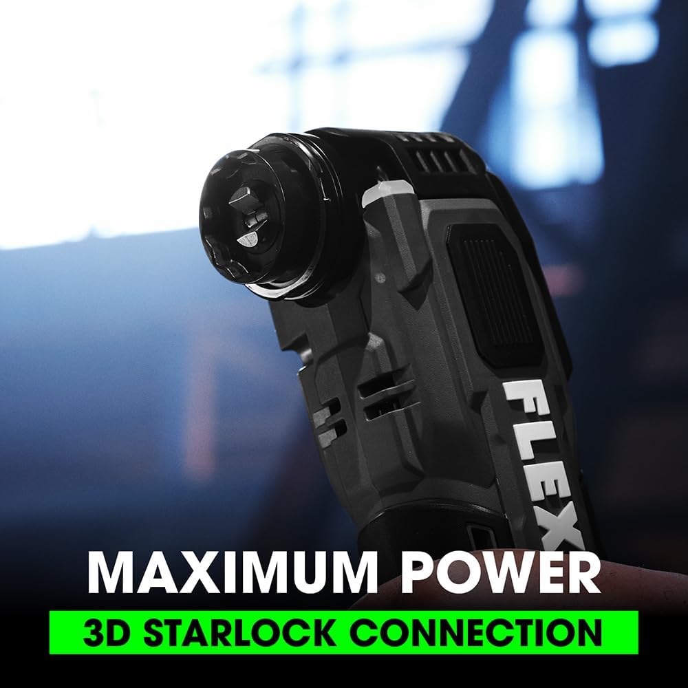 FLEX 24V Brushless Cordless Oscillating 20,000 OPM Multi-Tool Kit with 2.5Ah Lithium Battery and 160W Fast Charger - FX4111-1A