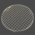 304 Stainless Steel Round Grill Net with Foot Barbecue BBQ Meshes Cooling Rack Steam Baking Rack Camping Outdoor Mesh Wire Net